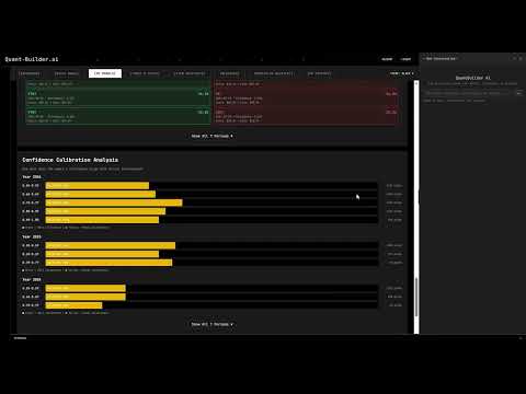 Build, Train, Backtest, and Trade in 4 Minutes — Quant-Builder.ai