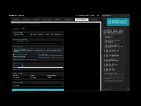 Welcome to Quant-Builder.ai — 31 seconds